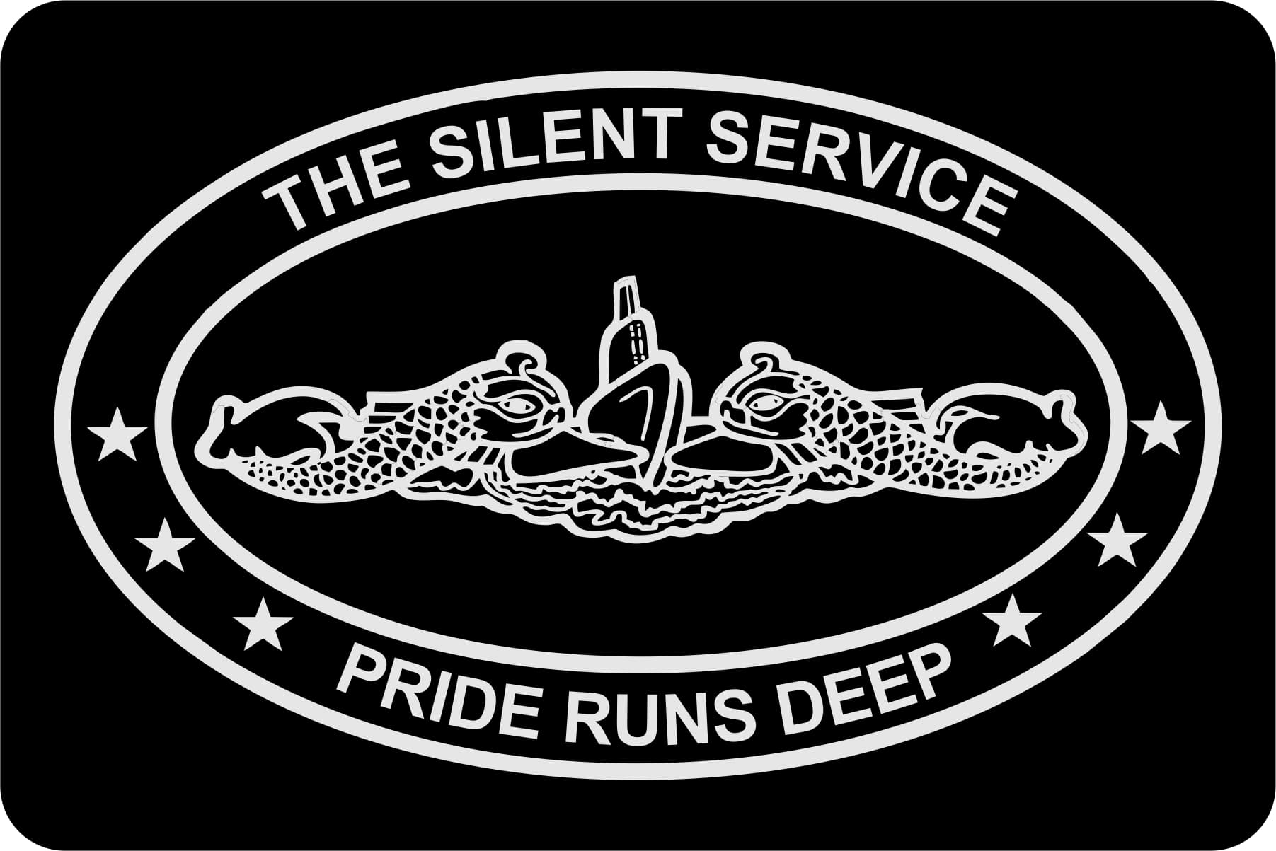 THE SILENT SERVICE - Tow Hitch Cover